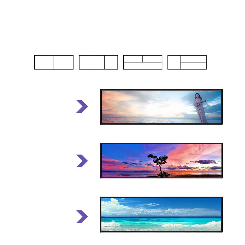 Wide Stretched Display Screen Monitor